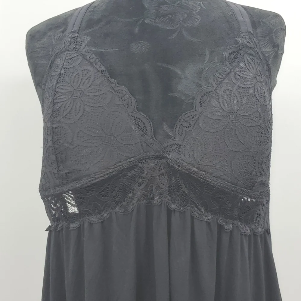 Daisy Fuentes Women  Chemise Teddy Babydoll Soft Stretch Mother Day Black Sz 1X - Picture 3 of 17
